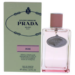 Prada Infusion De Rose for Ladies by Prada Eau De Parfum Spray 3.4 oz (100 ml) 8435137754601