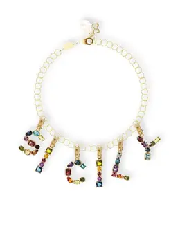 Dolce & Gabbana 18kt yellow gold pearl-embellished bracelet 17109871