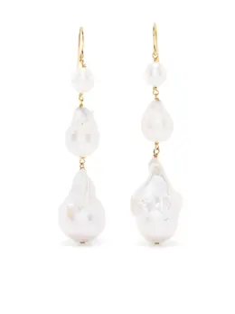 Jil Sander pearl drop earrings 19436285