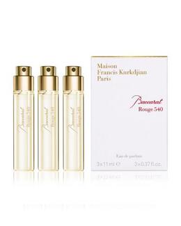 Maison Francis Kurkdjian Baccarat Rouge 540 3 Pcs Set: 3 X 0.37 oz Eau De Parfum Refill 3700559603703