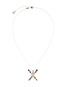 Dolce & Gabbana 18kt yellow gold initial X necklace 15960332