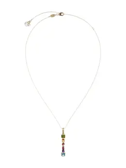 Dolce & Gabbana 18kt yellow initial I gemstone necklace 15959172