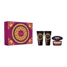 Подарочный набор Versace Crystal Noir - туалетная вода 50 мл + лосьон для тела 50 мл + гель для душа 50 мл 1 1345937990
