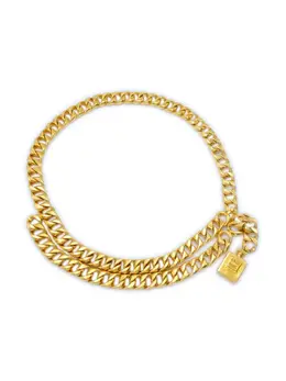 Chanel 1990-2000s Perfume chain-link belt 21846198