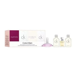 Calvin Klein Deluxe Fragrance Travel Collection for Women Perfume Set 3616304104862