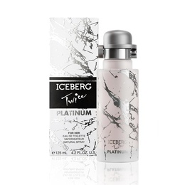 Iceberg Twice Platinum 125ml Eau de Toilette Luxurious Women's Perfume with Floral and Oriental Notes 8057714450814