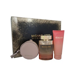 Michael Kors Wonderlust Eau de Parfum 100ml Body Lotion 100ml and Round Purse 0850049716468