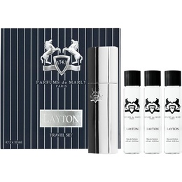 Layton Royal Essence от Parfums De Marly Three парфюмерная вода-спрей, дорожный набор, 3 x 10 мл, упаковка из 3 шт. 3700578503725
