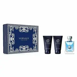 Versace Pour Homme набор: туалетная вода 50 мл, бальзам после бритья 50 мл, шампунь 50 мл 4349975362