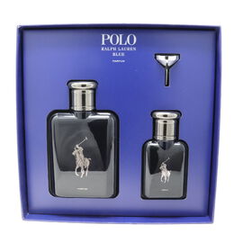 Ralph Lauren Mens Polo Blue Parfum Gift Set Fragrances 3605972783554