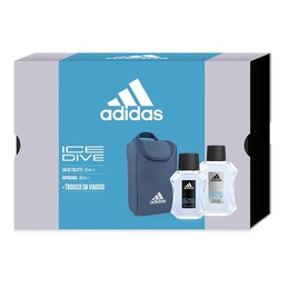 Подарочный набор Adidas Natural Vitality для женщин, туалетная вода, 30 мл, гель для душа, 250 мл, с дорожной сумкой 3616304255953