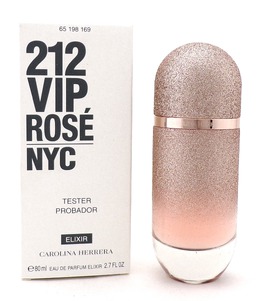 Carolina Herrera Ladies 212 Vip Rose Elixir EDP Spray 2.7 oz (Tester) Fragrances 8411061083475