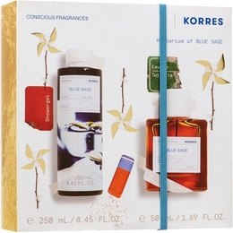 Туалетная вода и гель для душа Blue Sage Korres 5203069128714