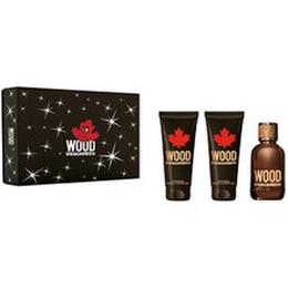 Подарочный набор Wood Pour Homme — туалетная вода 100 мл, гель для душа 100 мл и бальзам после бритья 100 мл Dsquared2 8011003893904