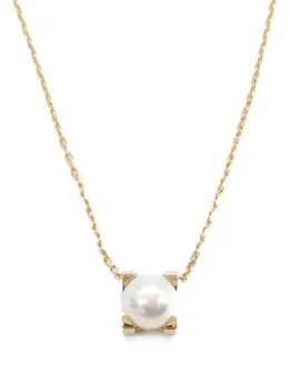 Cartier 2010s 18K rose gold C de Cartier pearl pendant necklace 29914646
