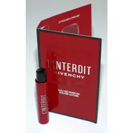 Givenchy L'interdit женская Tube Spray парфюмерная вода Rouge Ultime 1 мл 4394709212
