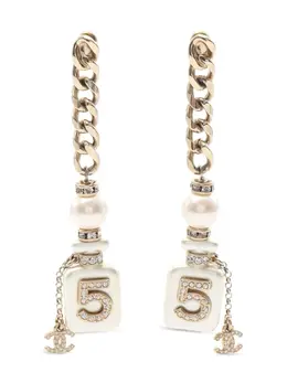 Chanel 1986-1988 Coco Mark No. 5 earrings 31179985