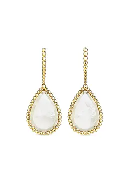Boucheron 18kt yellow gold Serpent Bohème Sleepers earrings 24463392