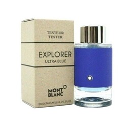 Мужской одеколон Mont Blanc Ultra Blue Explorer Edp, 3,3 унции, 100 мл, тестер, Montblanc 3386460121545